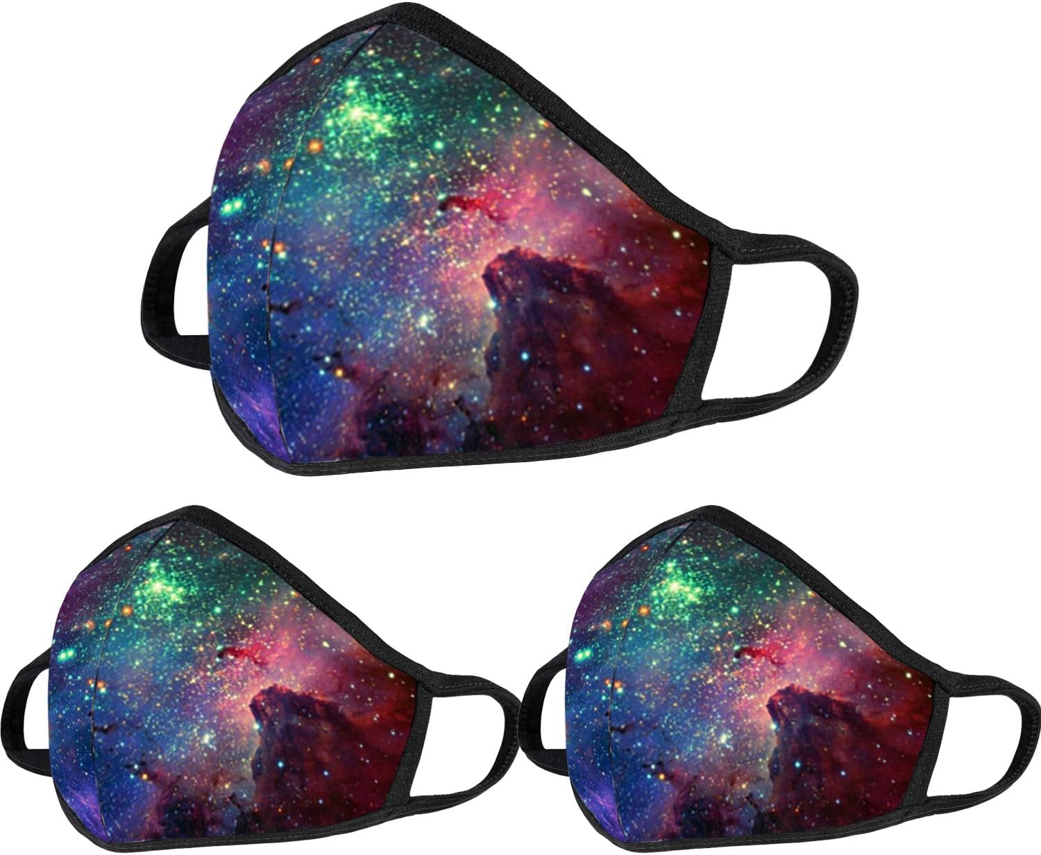Cloth Face Mask for Women, Men - Reusable Fabric Masks with Nose Wire