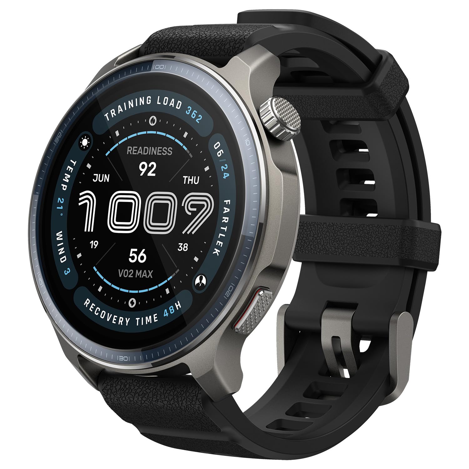 Amazfit Balance 2 Smart Watch 47mm AMOLED Sapphire Glass Display, Offline Maps, Dual Band GPS, 21 Days Battery, 170+ Sport Modes, Hyrox & Golf Mode, Heart Rate & Sleep Tracker for Android & iPhone