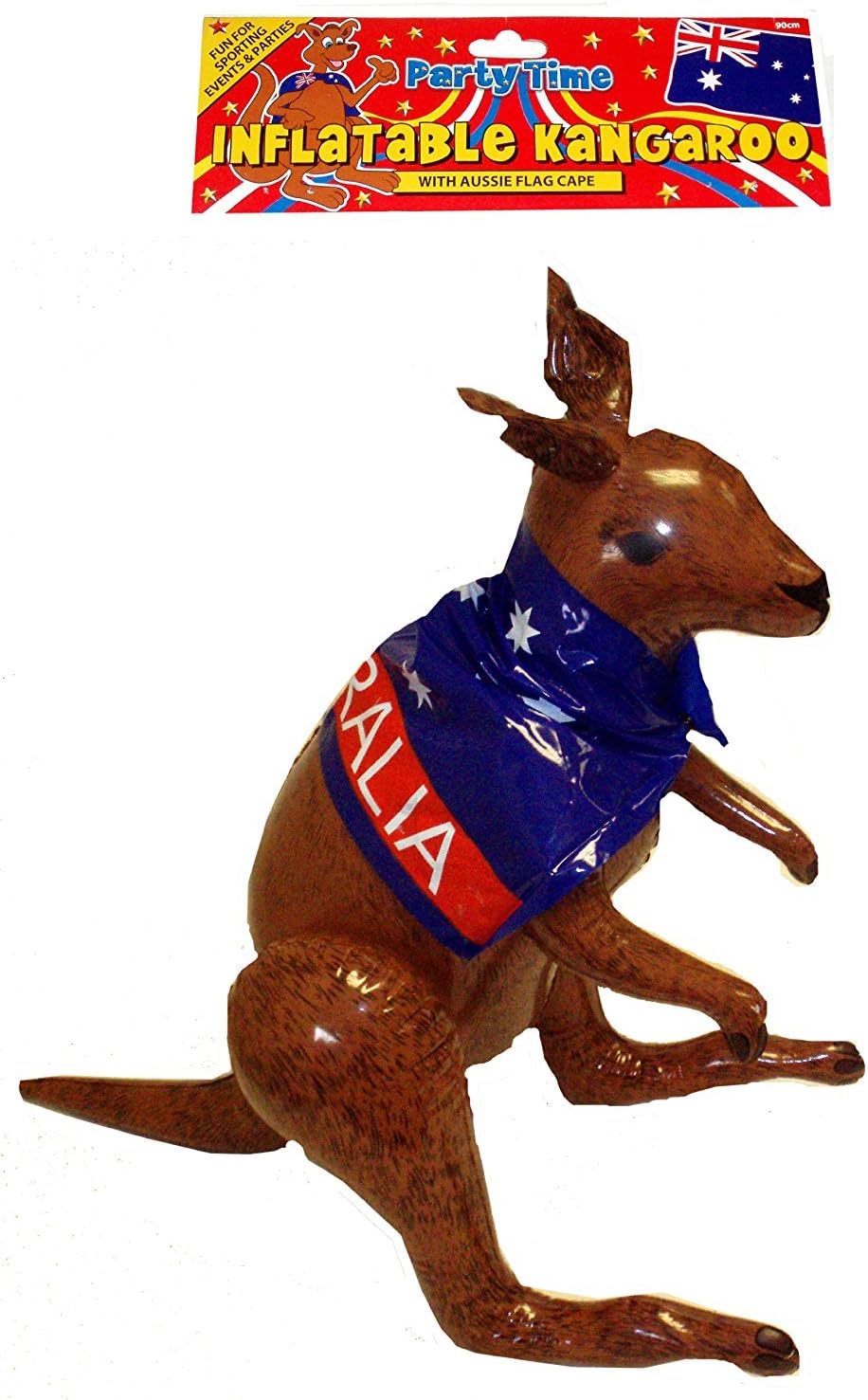 HENBRANDT Inflatable Kangaroo - 65cm With Aussie Flag Cape
