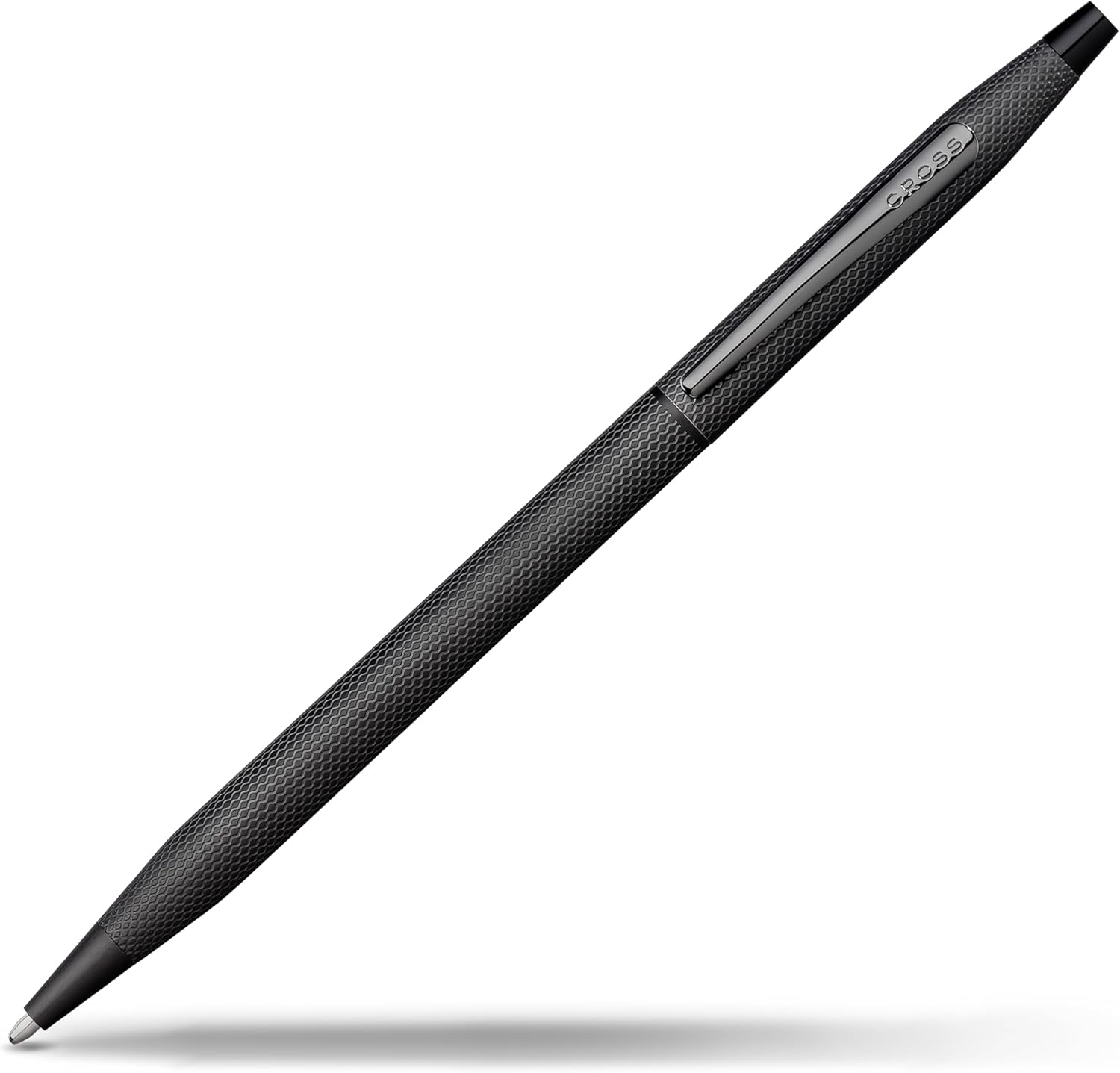 CROSS Classic Century Brushed Black PVD Ballpoint Pen with Polished Black PVD Appointments