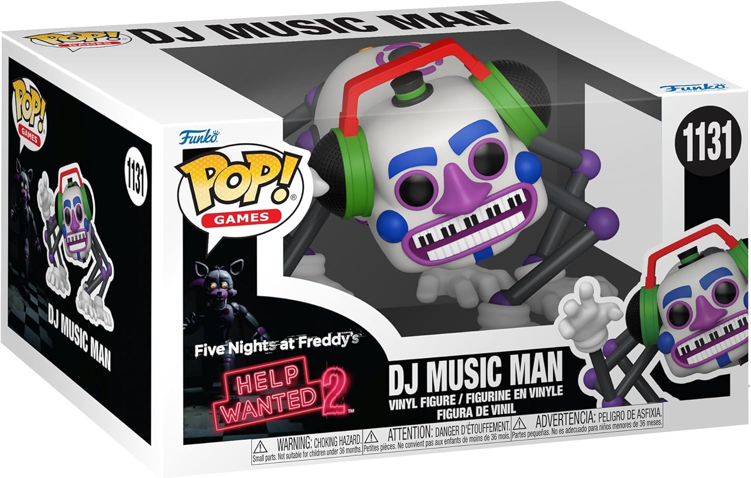 Funko Pop! Games: Five Nights at Freddy's - DJ Music Man - Collectable Vinyl Figure - Gift Idea - Official Merchandise - Toys for Kids & Adults - Video Games Fans