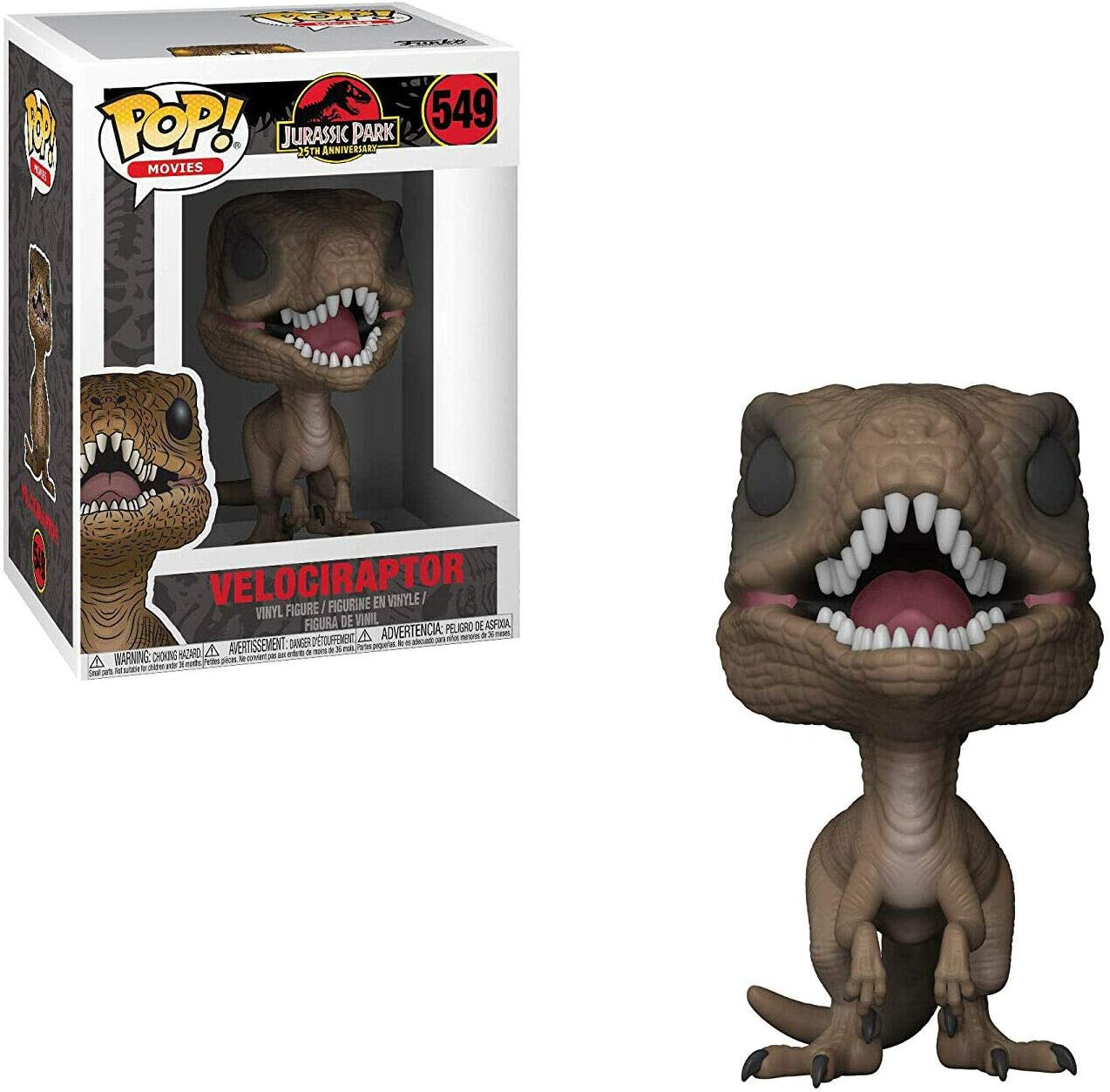 Funko POP! Movies: Jurassic Park - Velociraptor - Collectable Vinyl Figure - Gift Idea - Official Merchandise - Toys for Kids & Adults - Movies Fans - Model Figure for Collectors and Display