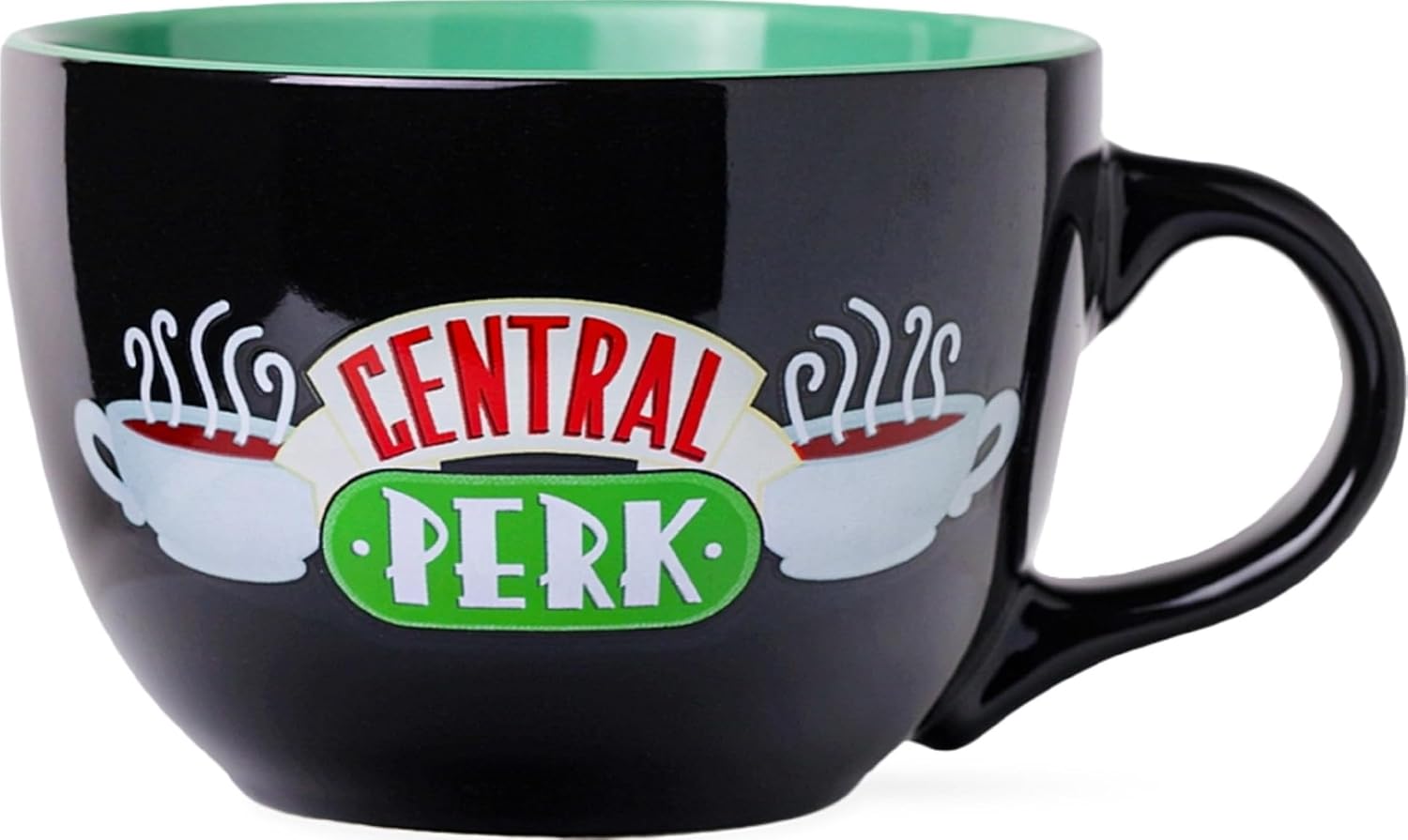 Silver Buffalo FRIENDS Central Perk, Ceramic Soup Mug, 24oz