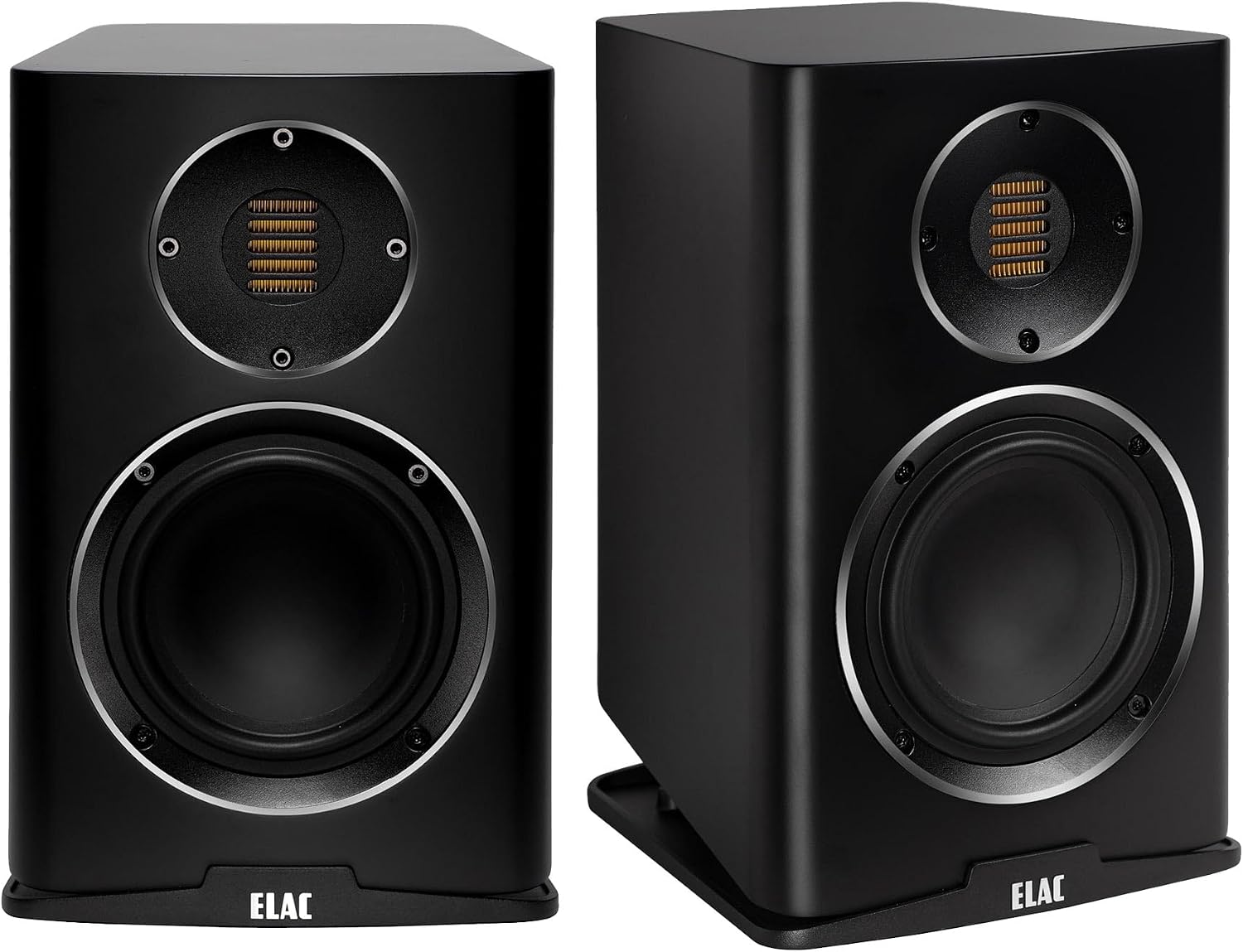 ELAC BS243.4-SB Carina Premium Bookshelf Speakers - (Pair) Satin Black