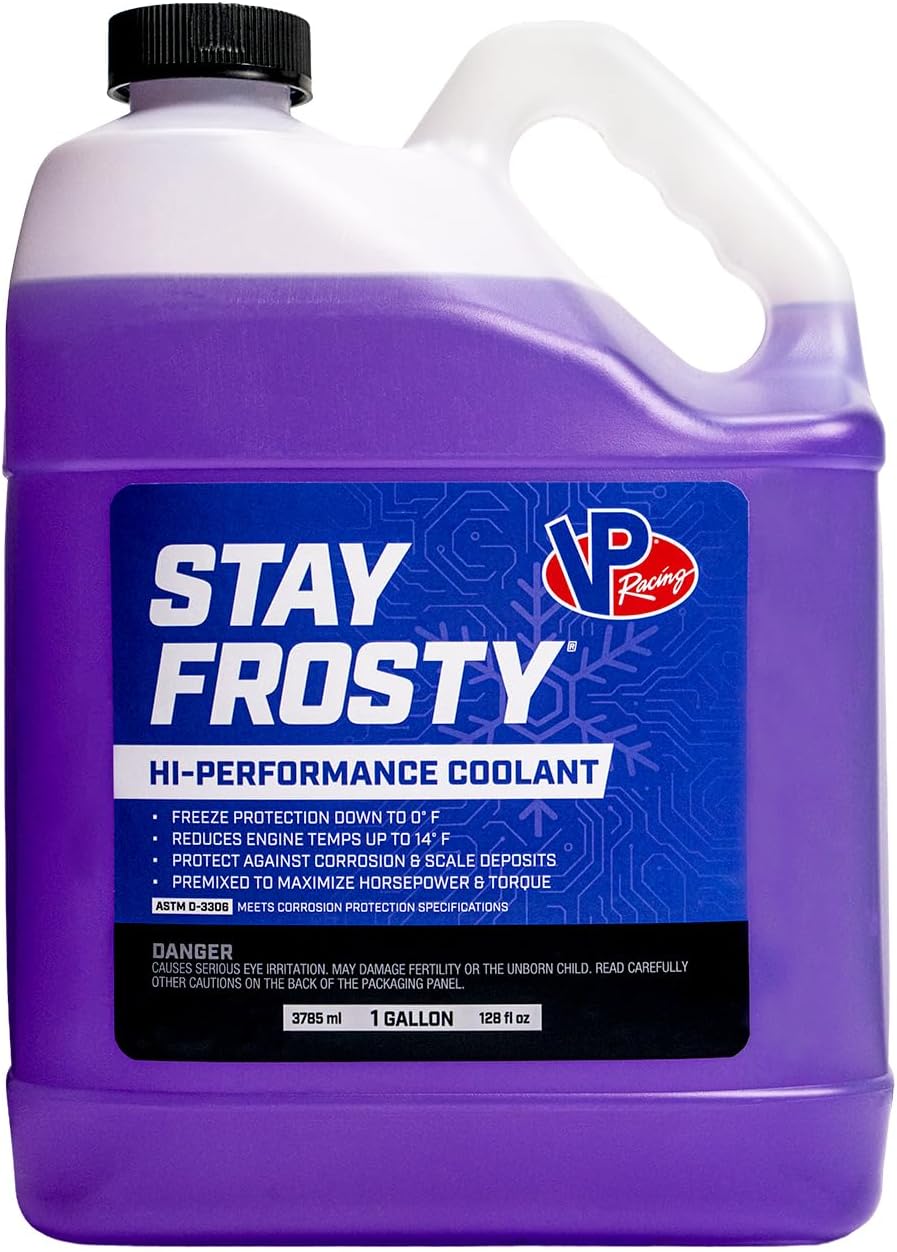 VP Racing Fuels 23071 Stay Frosty Hi-Performance Coolant, 1 Gallon (1 Pack)