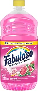 Fabuloso Multi-Purpose Cleaner & Floor Cleaner, 2X Concentrated, Watermelon Scent, 56 fluid ounces