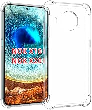 Case for Nokia X10 / Nokia X20 Case Clear TPU Four Corners Protective Cover Transparent Soft funda