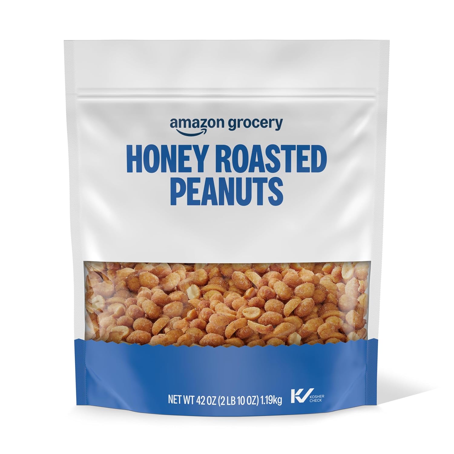 Amazon Grocery, Honey Roasted Peanuts, 42 Oz (Previously Happy Belly, Packaging May Vary)
