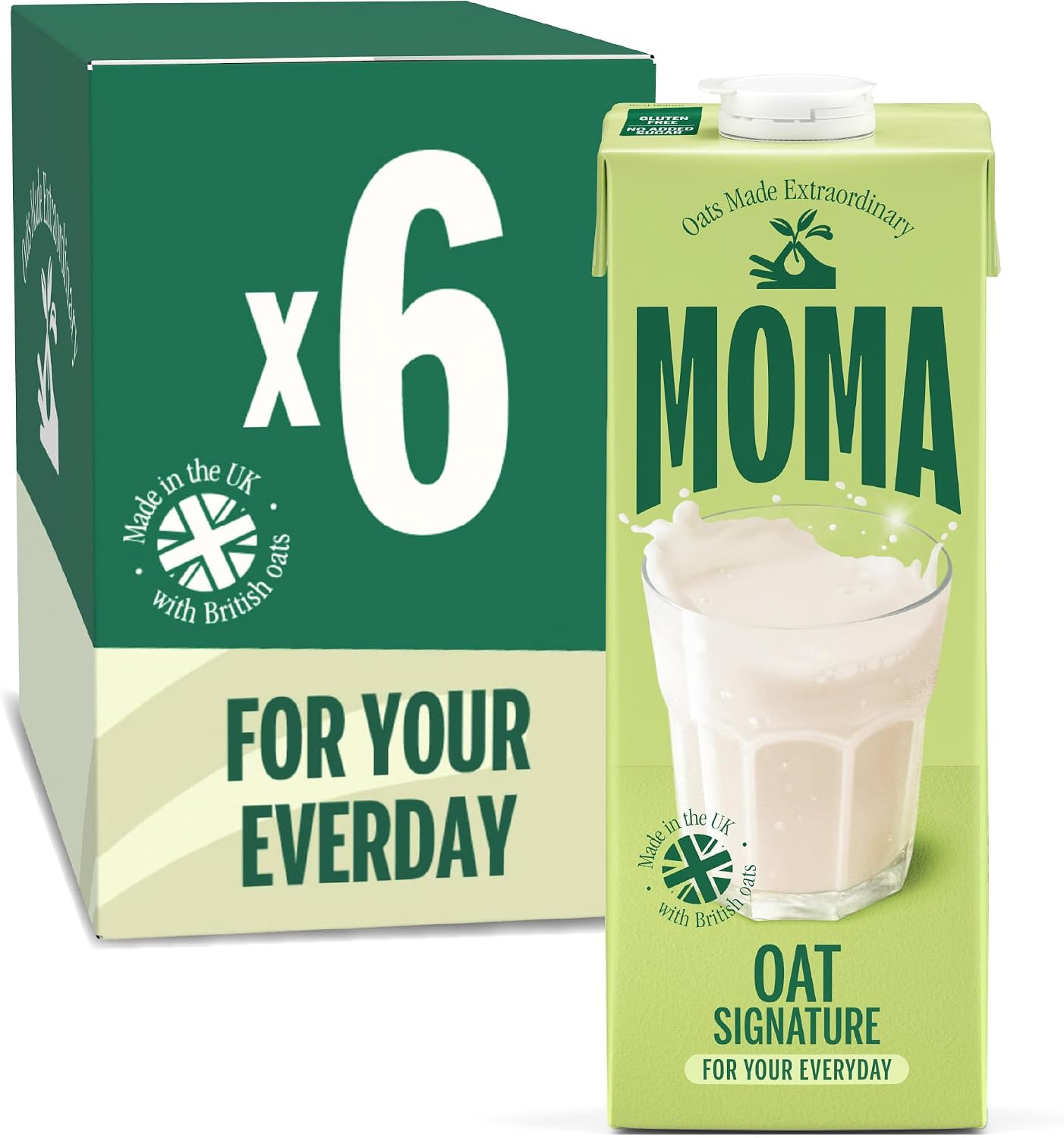 MOMA Signature Oat Drink • 6 x 1L • 0 Added Sugar • Vegan & Gluten Free