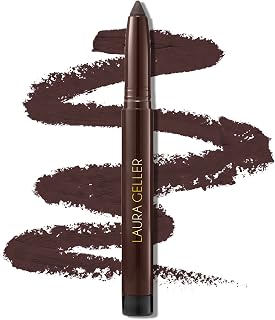 LAURA GELLER NEW YORK Kajal Longwear Kohl Eyeliner Pencil - Smoky Taupe Kohl - Caffeine and Vitamin E - Smooth & Blendable Liner - Built-In Sharpener