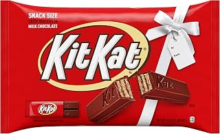 KIT KAT Milk Chocolate Wafer Snack Size, Christmas Candy Bag, 32 oz