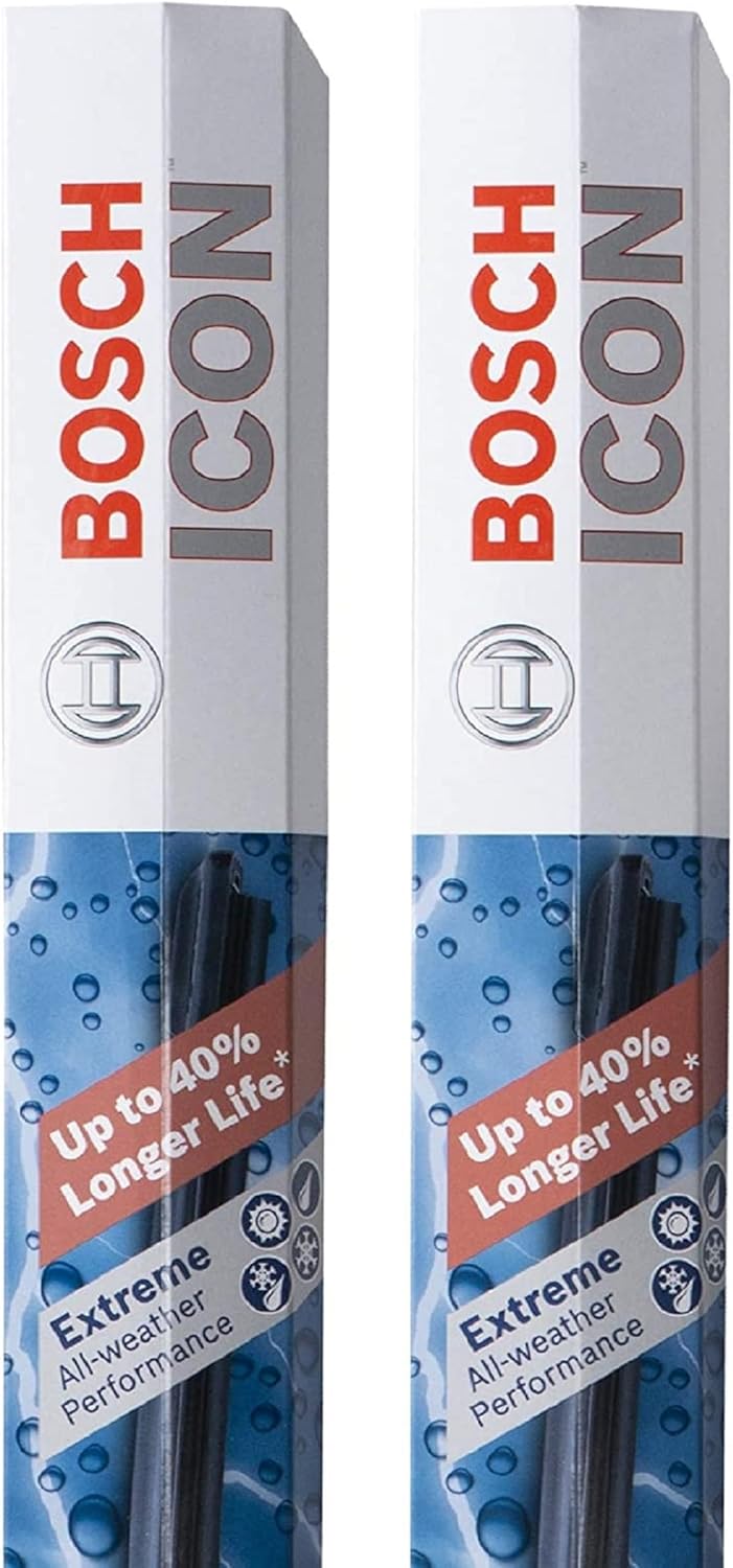 BOSCH 28A16A ICON Beam Wiper Blades - Driver and Passenger Side - Set of 2 Blades (28A & 16A)