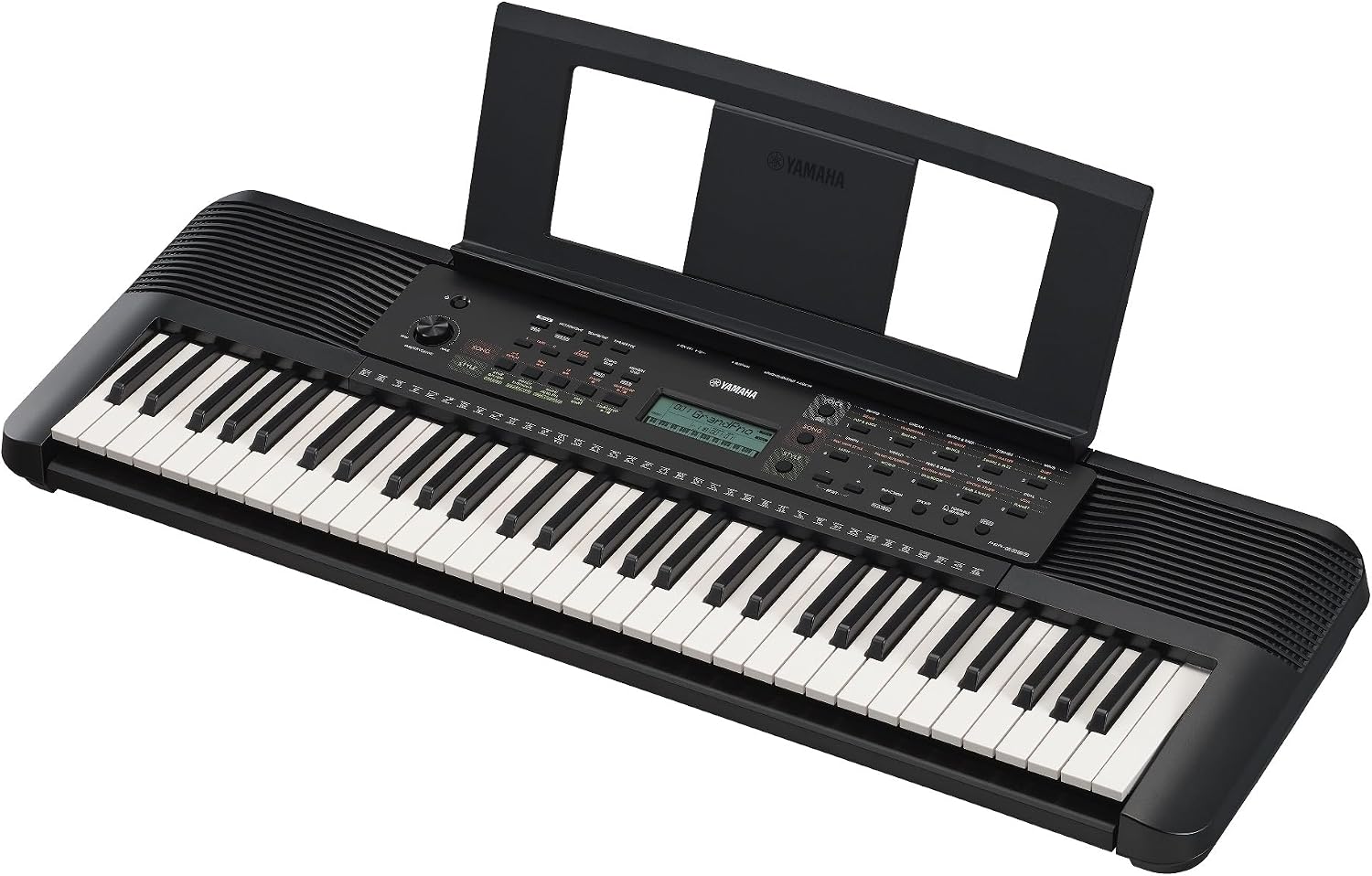Yamaha PSR-E283 Portable Keyboard for Beginners, Featuring 410 Authentic Instrument Voices, 150 Auto-Accompaniment Styles and 122 Songs, Includes 2 Online Lessons with Yamaha Music School Teacher