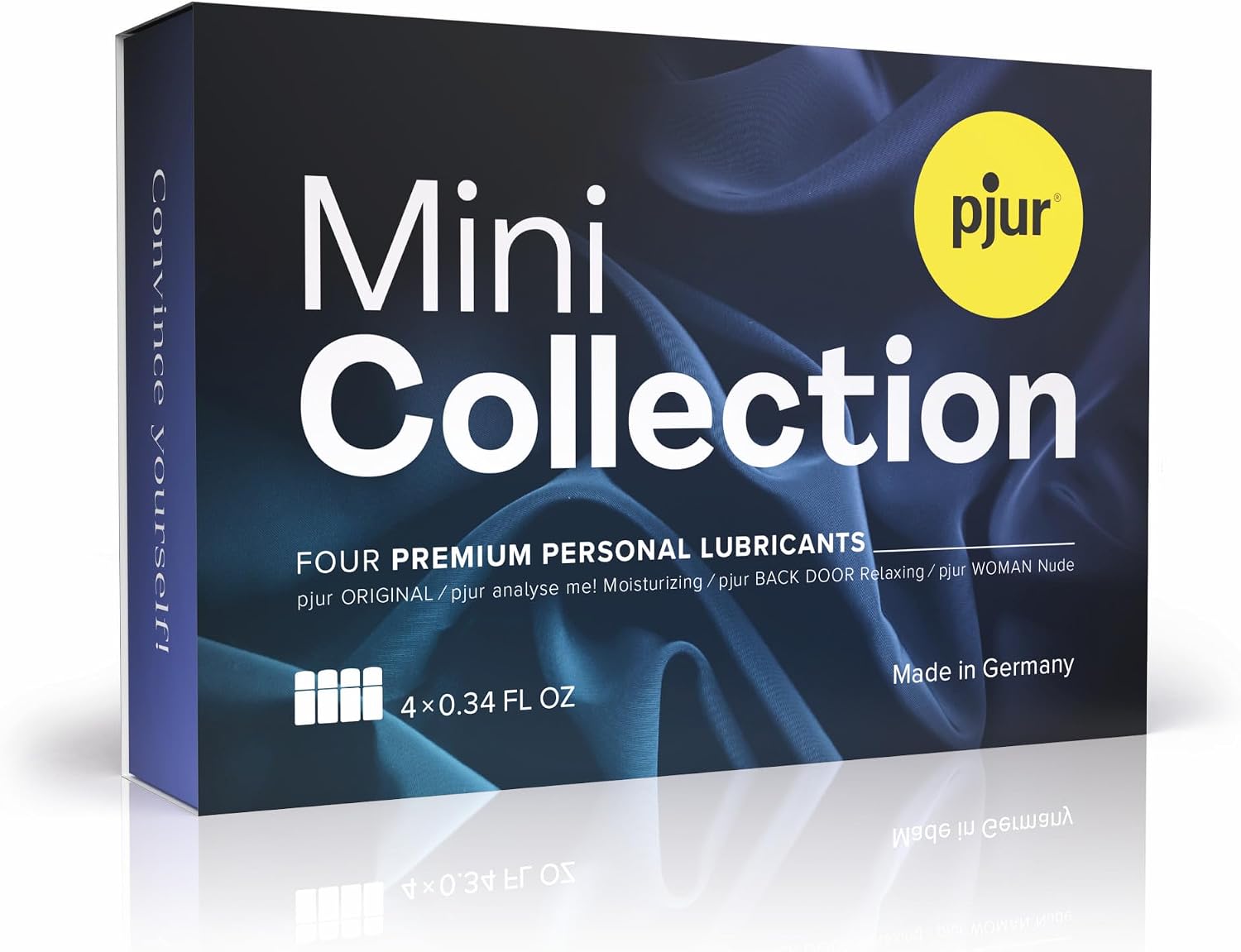 pjur Mini Collection Personal Lubricant Collection, 4 x 0.3 fl oz