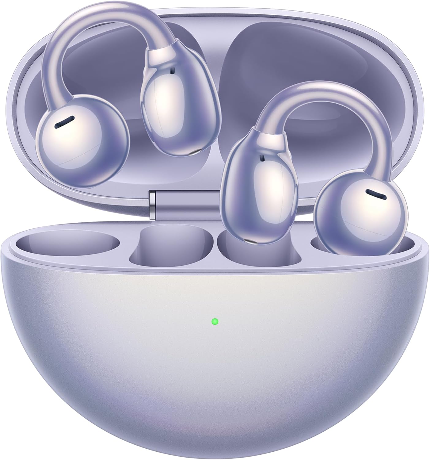 Huawei FreeClip Wireless Earbuds - Open Bluetooth Headphones, Durable Battery and AI Clear Sound - Lightweight in-Ear Headphones, IP54 Dustproof and Water Resistant (Purple)