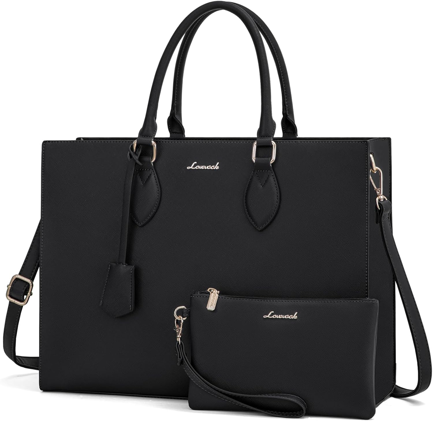 LOVEVOOK Women's 15.6 Inch Laptop Tote Briefcase Business Office Bag
