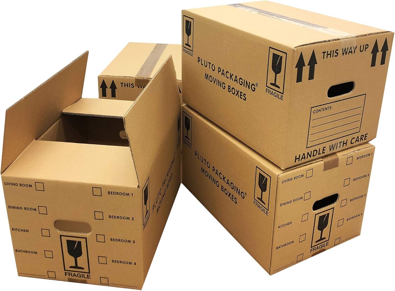 25 Strong Cardboard Storage Packing Moving House Boxes 47cm x 31.5cm x 25cm 44 Litres