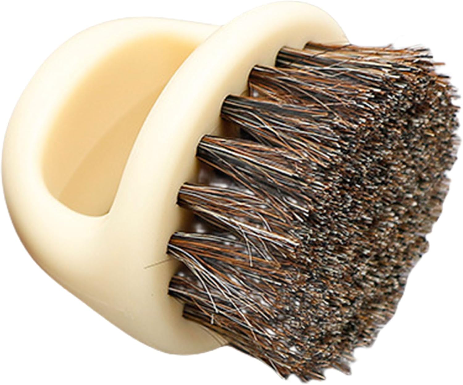 Professional Men's Beard Care Brush Bristles With Ergonomic Handle Comforable Mustache Grooming Tool