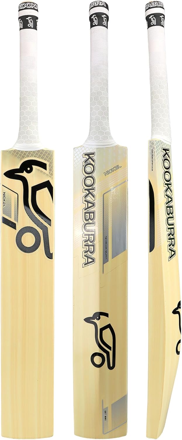 Kookaburra Nickel 10.1 Cricket Bat - Size 5, Silver