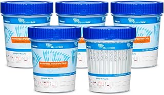 [10 Pack]12 Panel Cups with AMP, BAR, BUP, BZO, COC, MDMA, MET (MaMP), MTD, OPI, OXY, TCA, and THC, Multi Panel Urine Drug Test, Temperature Strips Included