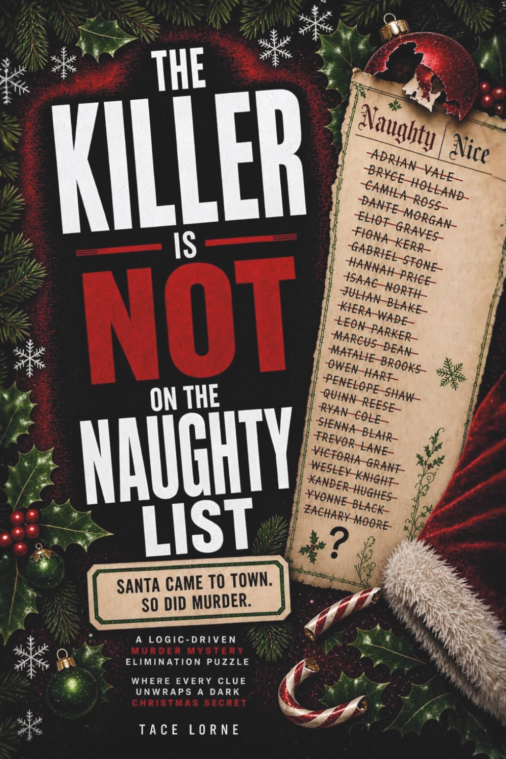 THE KILLER IS NOT ON THE NAUGHTY LIST: Santa came to town. So did murder. A logic-driven murder mystery elimination puzzle where every clue unwraps a ... (The Killer Is NOT Who You Think Series)
