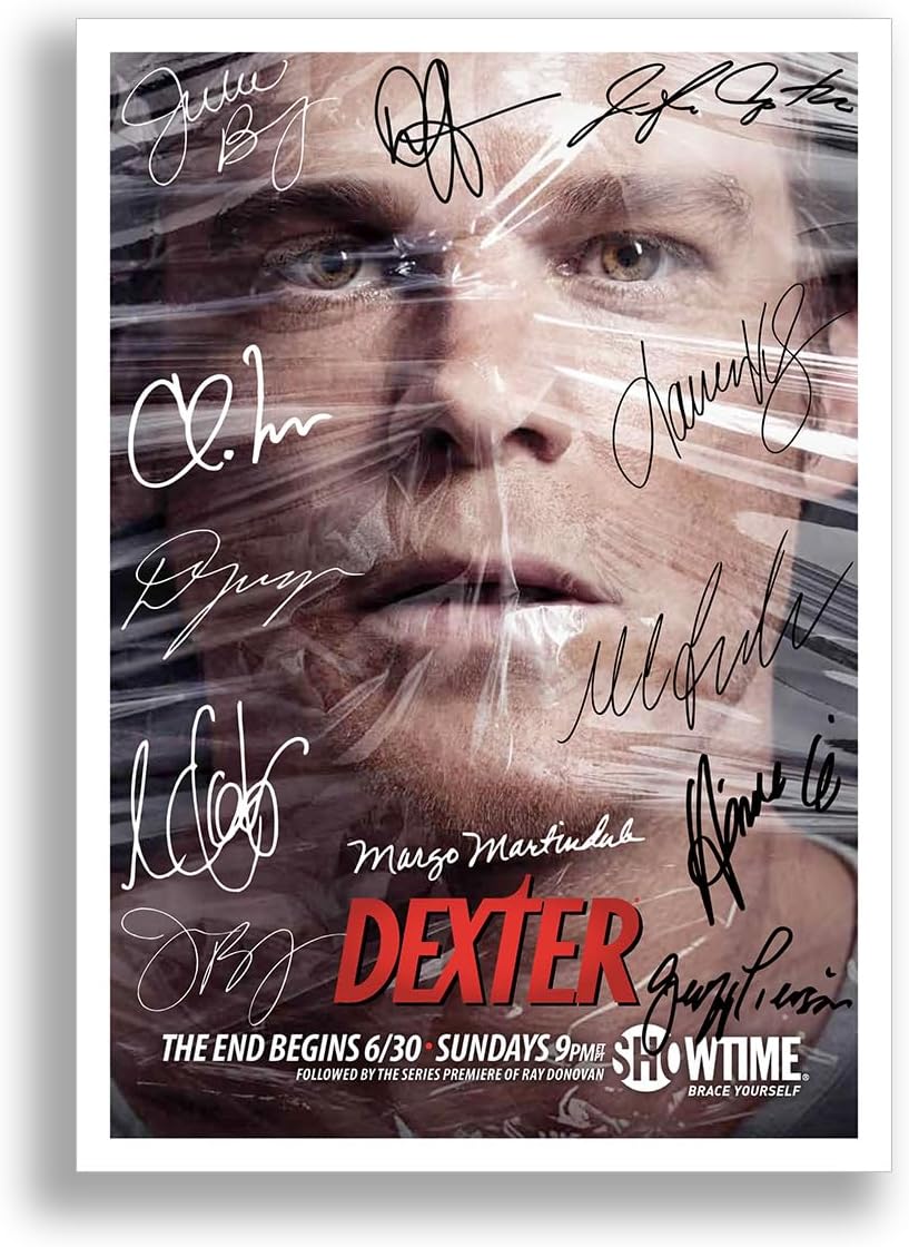 Memorabilia Dexter Cast Signed Autograph Signature A4 Poster Photo Print Photograph Artwork Wall Art Picture TV Show Series Season DVD Boxset Gift Michael C Hall (A4 POSTER ONLY)