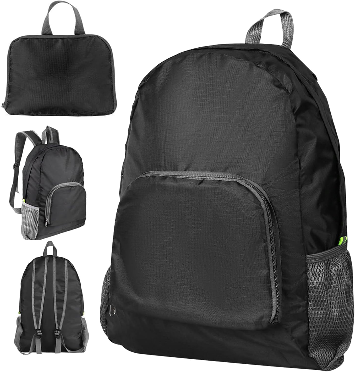 SIMDAO Foldable Backpack Lightweight, Waterproof Small Fishing Rucksack Packable Daypack for Travelling, Durable Ultralight Packable Practical Gifts Walking Backpack for Women Men Outdoor Camping