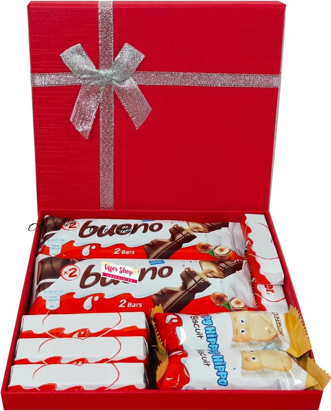 Bueno Chocolate Gift Box - Perfect Mini Chocolate Hamper for Bueno Happy Hippo Chocolate Lovers