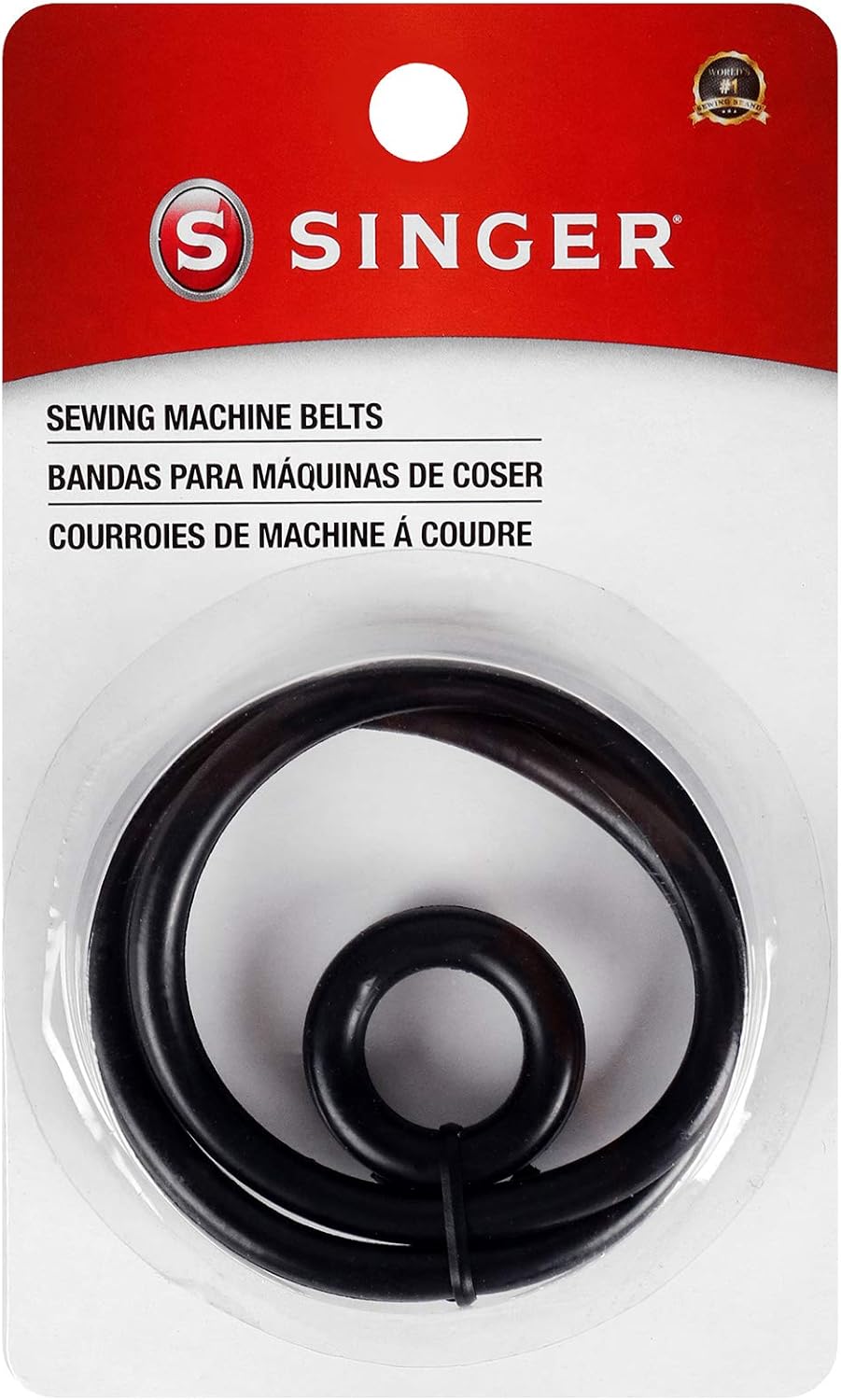 SINGER 2125 Sewing Machine Belt and Bobbin Winding Belt, Black