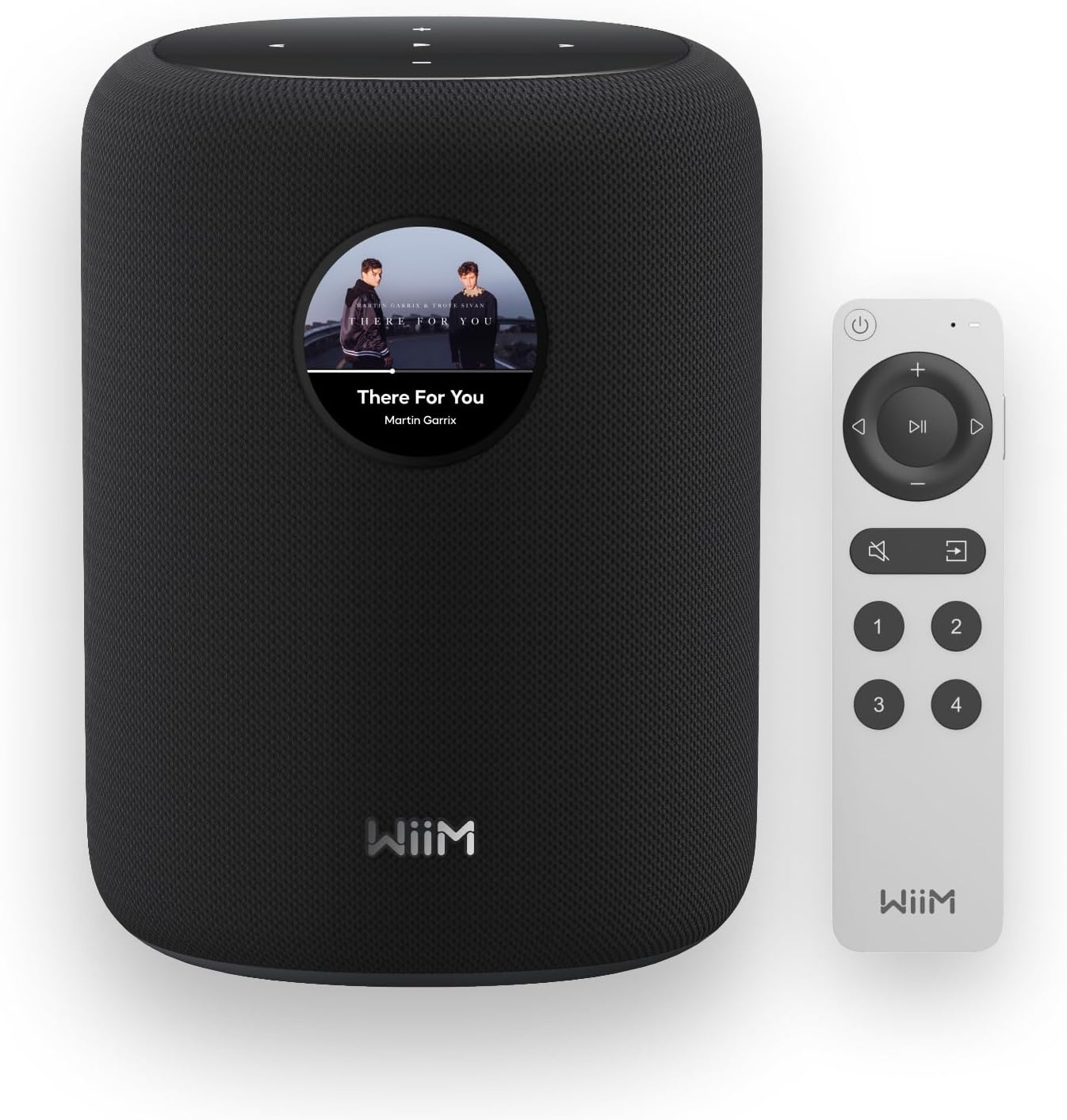WiiM Sound Smart Speaker with Hi-Res Audio, WiFi and Touchscreen, Black