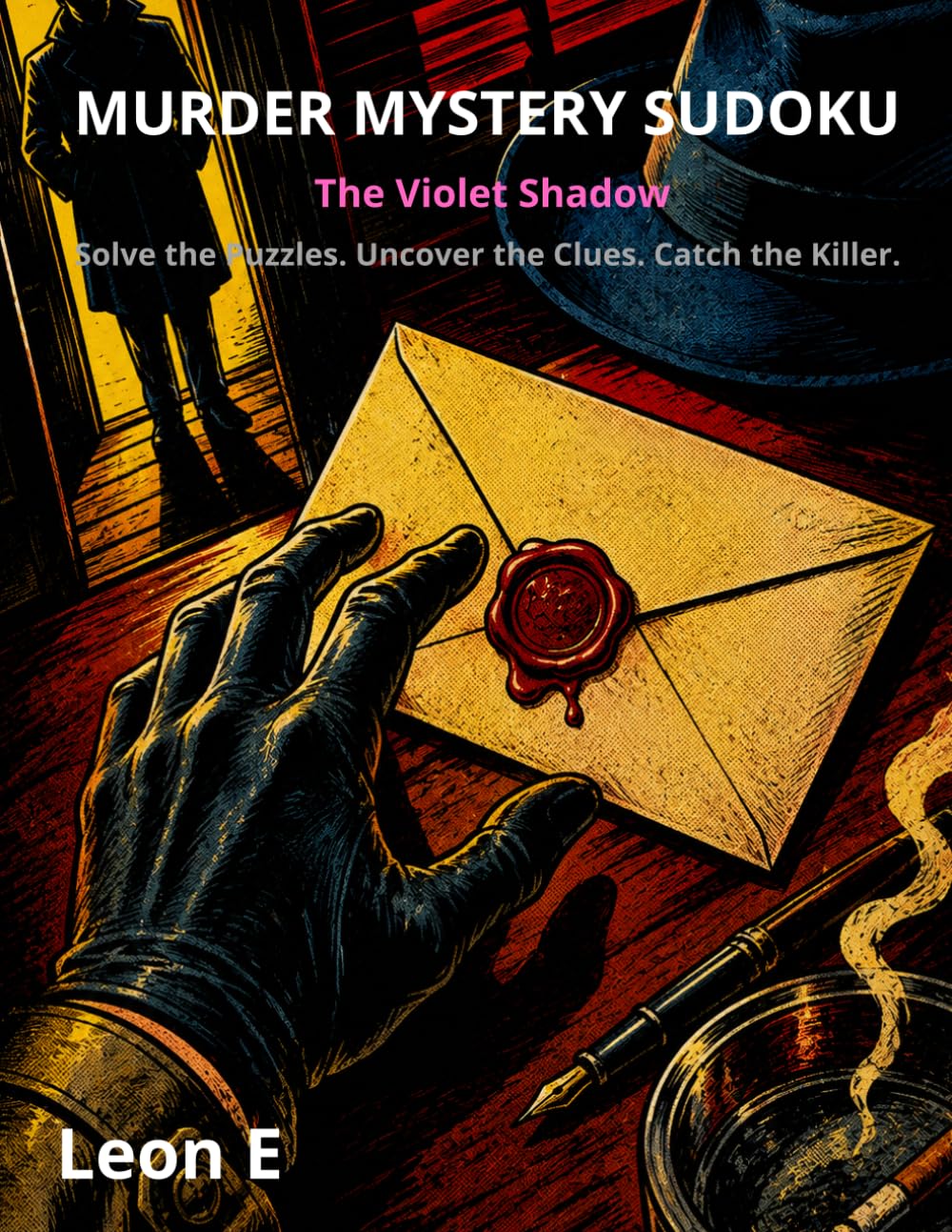 MURDER MYSTERY SUDOKU: The Violet Shadow: Solve the Puzzles. Uncover the Clues. Catch the Killer. 40 Brain-Teasing Logic Puzzles for Adults