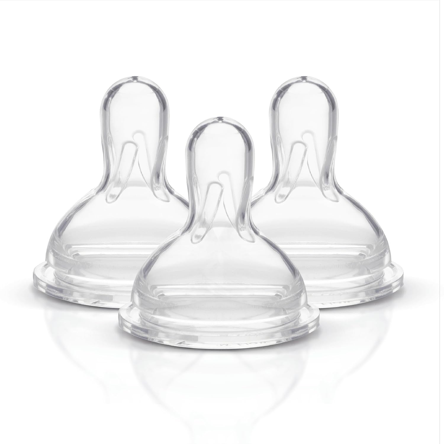 Medela Medium Flow Wide Base Nipple for 4-12 Months (Pack of 3)