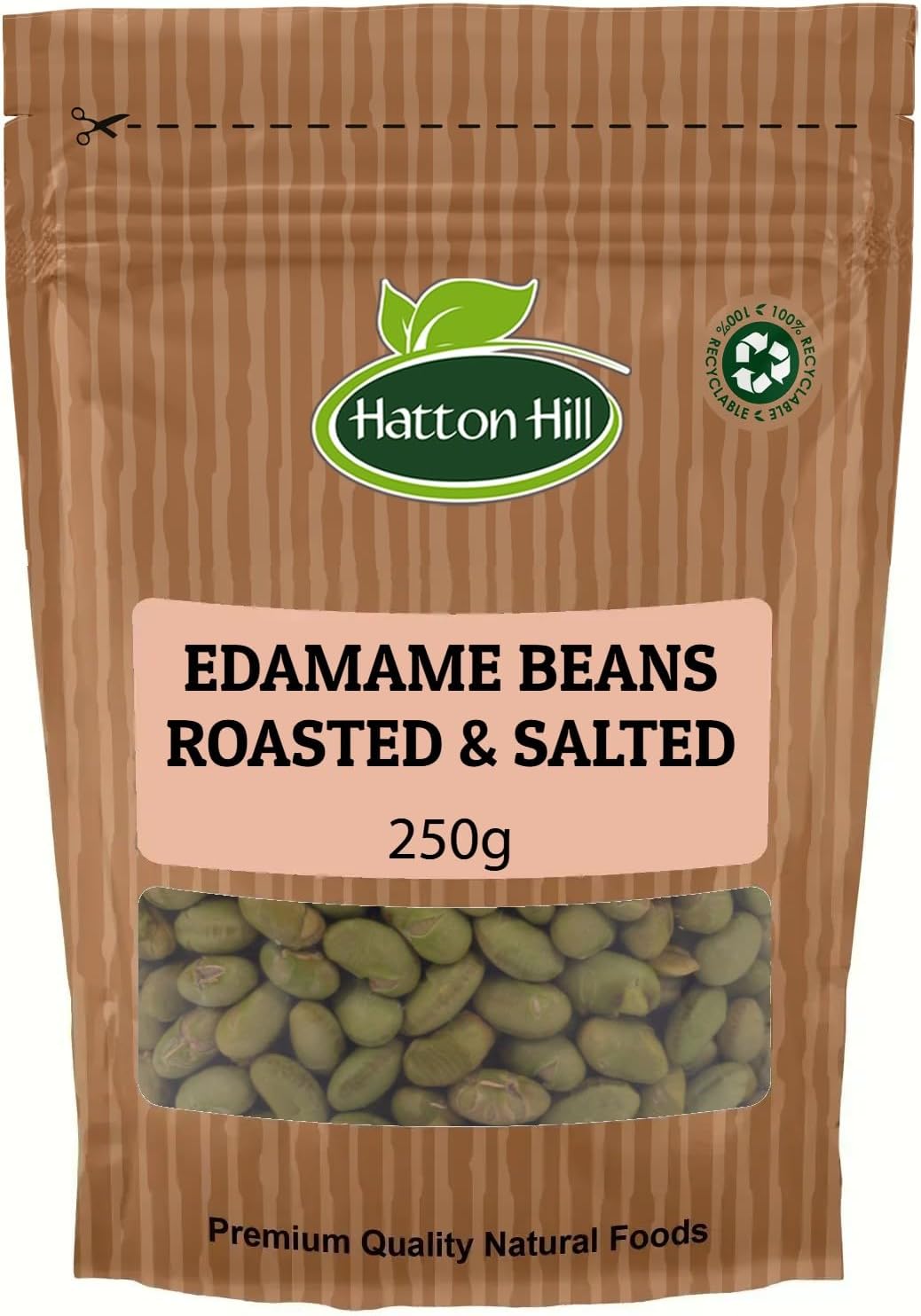 Edamame Beans Roasted & Salted 250g by Hatton Hill