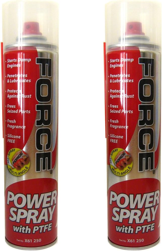 All Trade Direct 2 X 400Ml Power Penetrating Oil Aerosol Spray Ptfe Multi Purpose Lubricant Wd40