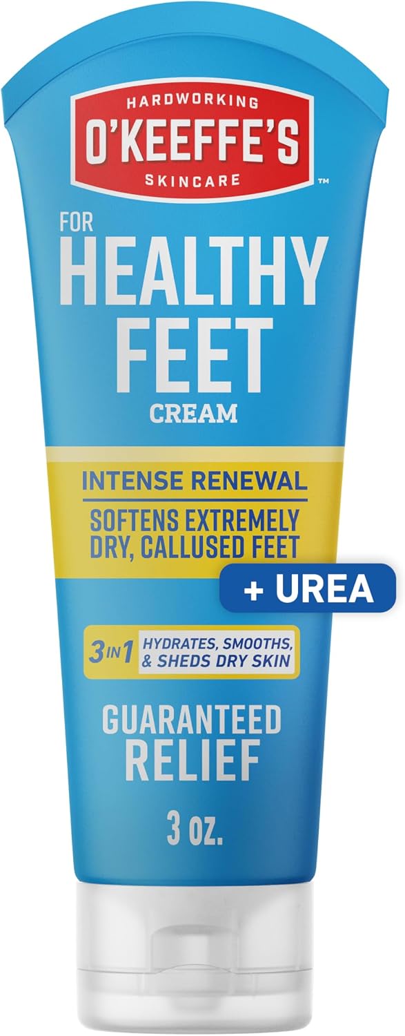 OKeeffes Healthy Feet Intense Renewal Cream, 3 oz Tube, 1-Pack