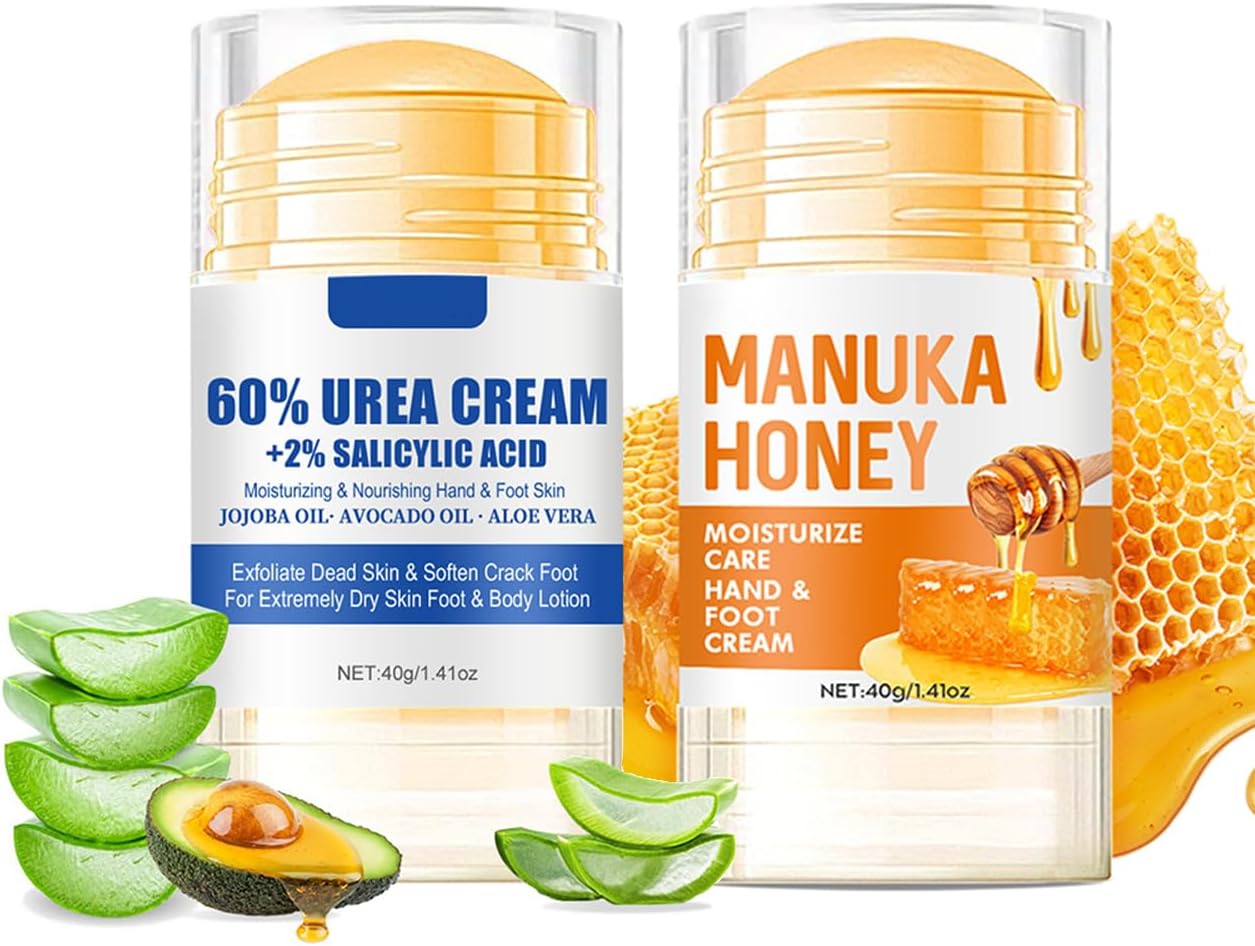 Urea Foot Cream, 2025 New Foot Cream for Cracked Heels and Dry Skin, Cracked Heel Repair Cream, Skin Care Hands & Feet (2Pc)