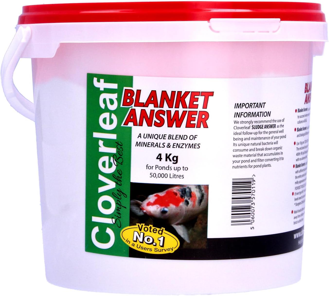 Cloverleaf BA4kg Blanket Answer for Removing Weed, Beige, 4 kg