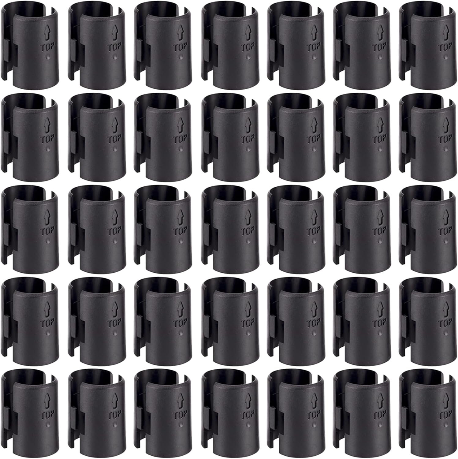 Wire Shelf Clips,54-Pack Wire Shelving Shelf Lock Clips for 1" Post Shelvings,Wire Shelf Storage Rack Adjustable Shelves Replace Clips