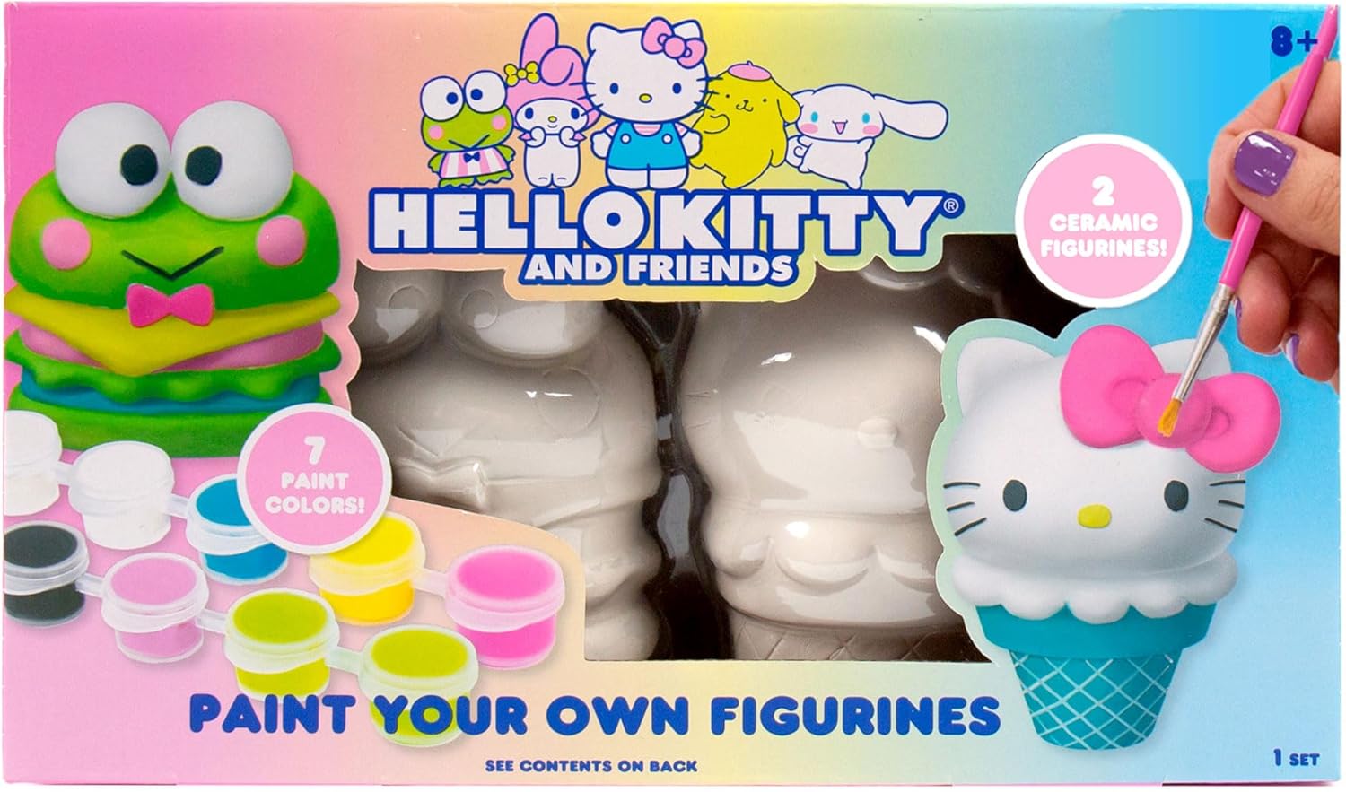 Horizon Group USA Sanrio Hello Kitty and Friends Paint Your Own Figurines Arts and Crafts Kit