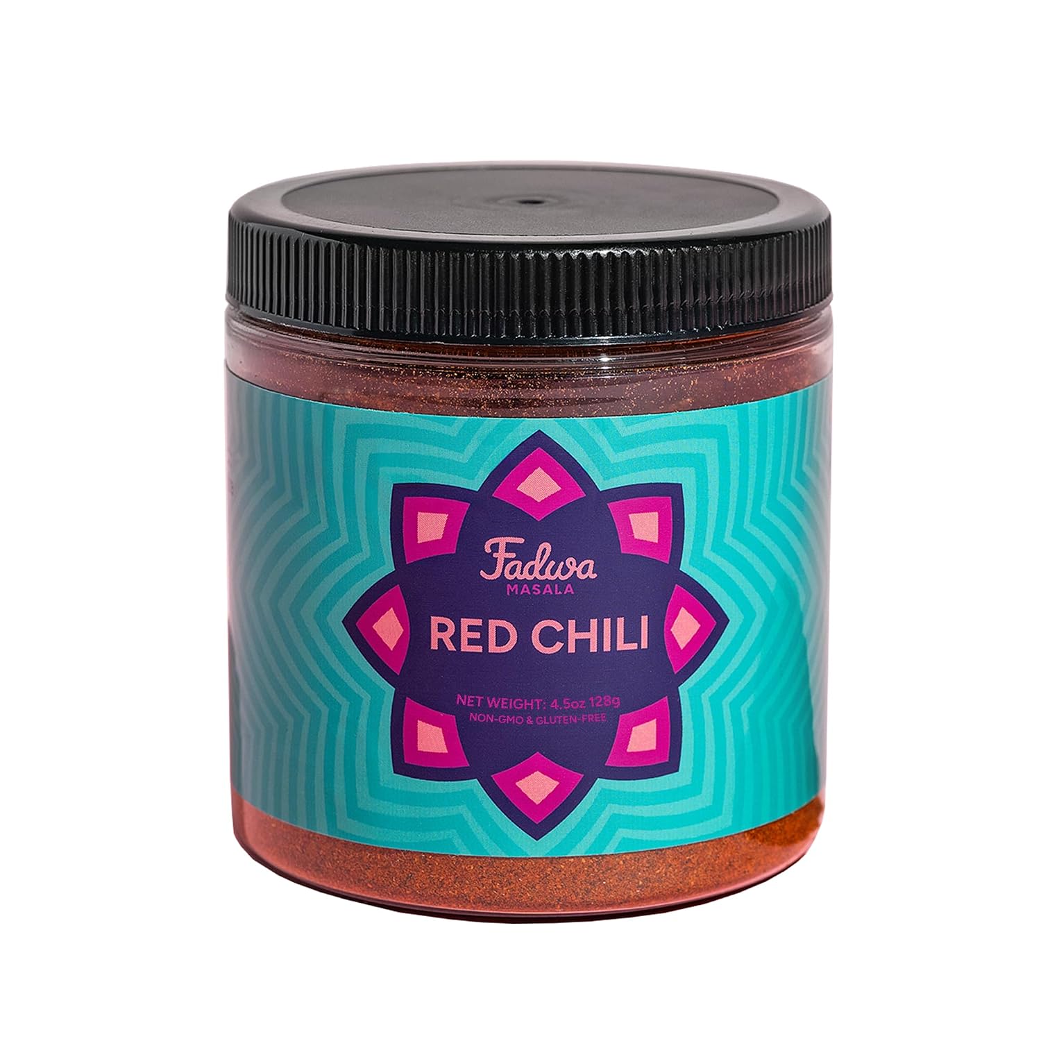 Fadwa Masala Mild Red Chili Powder - 4.5 oz Jar, Salt & Sugar Free, Non-Spicy Authentic Desi Spices for Pakistani & Indian Cooking - No Artificial Ingredients - Gluten Free