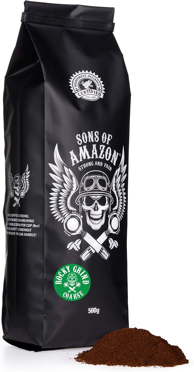 Sons of Amazon - 500g | EXTREMLEY STRONG PREMIUM COFFEE | UK's STRONGEST | Rocky Grind