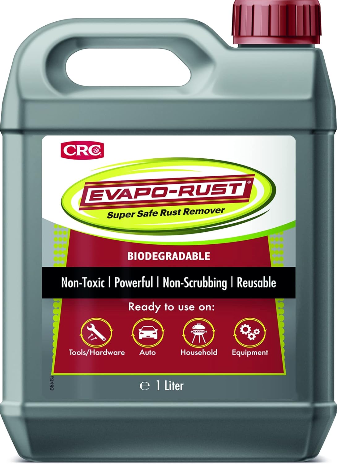 EVAPO-RUST® - 1 Lt. - Selective rust release agent for Iron, Steel, Cast iron and chrome plating