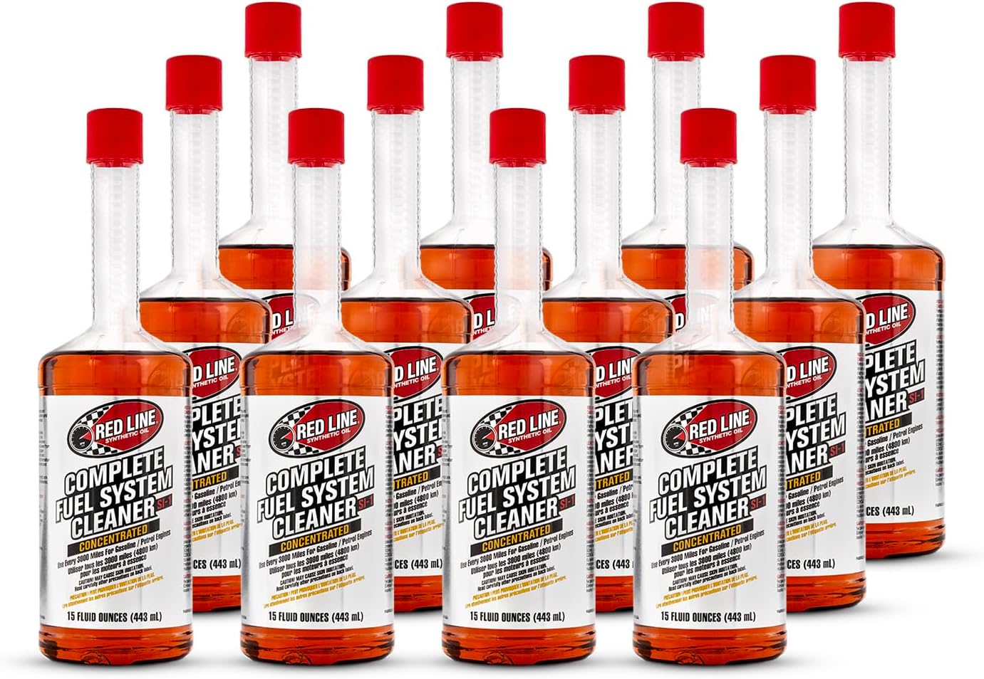 Red Line 60103 SI-1 Complete Fuel System Cleaner - 15 Ounce (12 Pack)