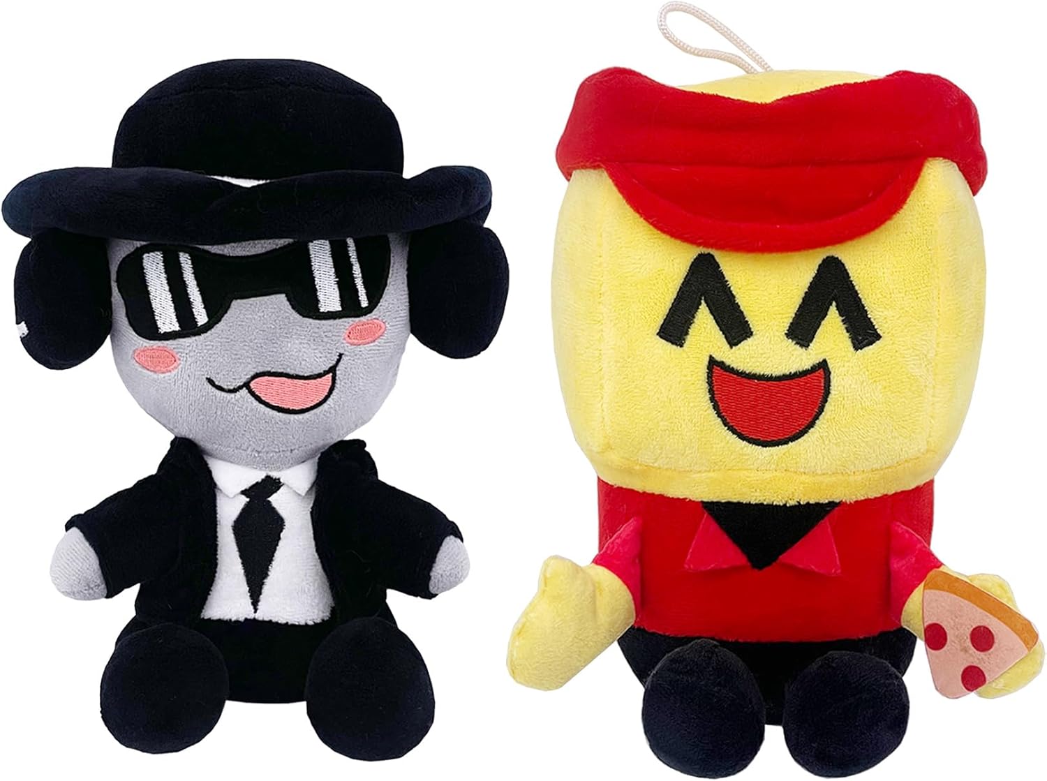 2Pcs Forsaken Chance Plush Toy -20cm Cute Stuffed Plush Figure Pillow Doll for Home Decor Game Fans Cute Cartoon Birthday Gift for Kids,Gifts Toy