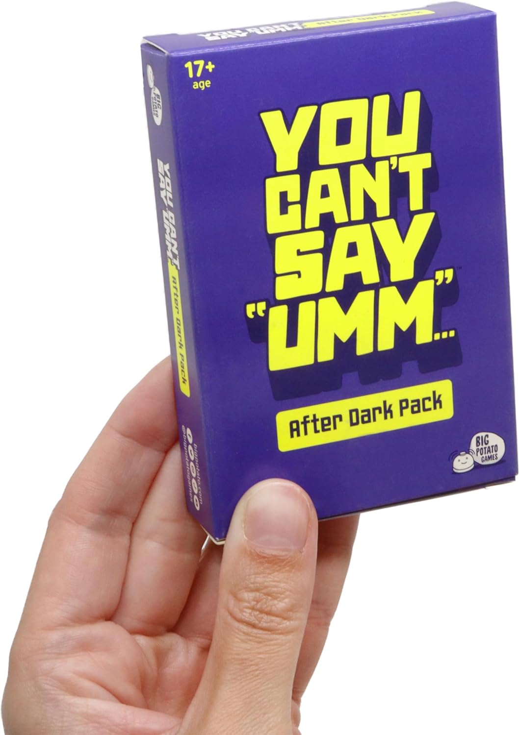 Big Potato You Can’t Say Umm: After Dark Pack – Adult Expansion for the Hilarious Word Game | Rude Wordplay for Parties, Nights In & Laughs with Friends | Base Set Required