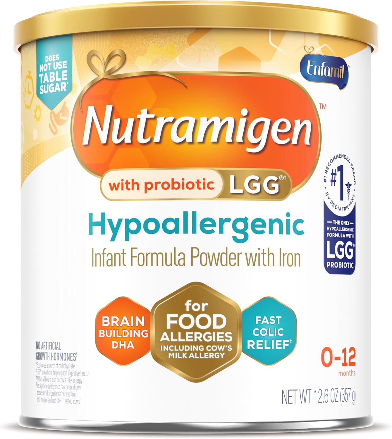 Nutramigen Hypoallergenic Baby Formula, Probiotic LGG, 12.6 Oz