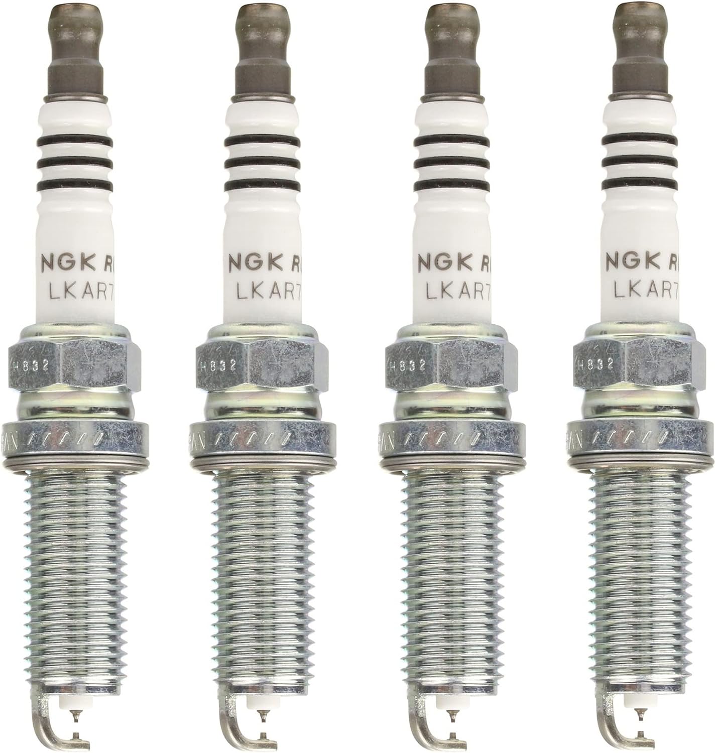 NGK Set of 4 Ruthenium HX Spark Plugs For Acura Mazda Honda Toyota Subaru Scion