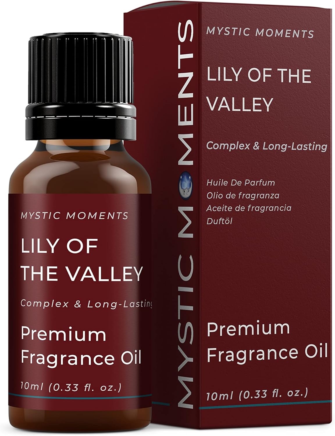 Mystic Moments | Lily of The Valley Fragrance Oil - 10ml - Perfect for Soaps, Candles, Bath Bombs, Oil Burners, Diffusers and Skin & Hair Care Items