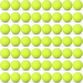 Vinsot 48 Pcs Standard Pressure Tennis Balls Bulk, Training Tennis Balls Practice Playing Balls for Player Beginner Youth Training Sports Ball, 2.5 Inch