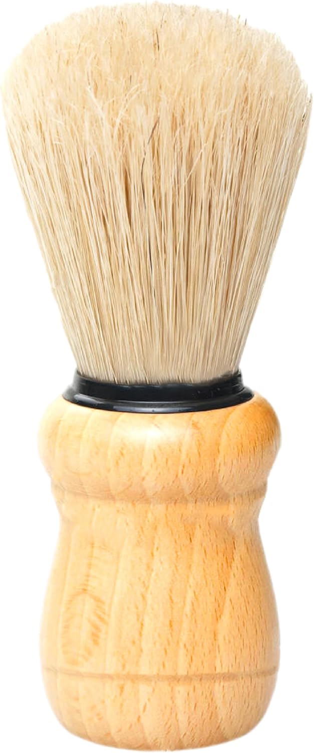 Shaving Brush Badger Friendly Hair Brush with Elegant Design Wooden Grip Professional Hair Salon Tool for Men’s Wet Shaving